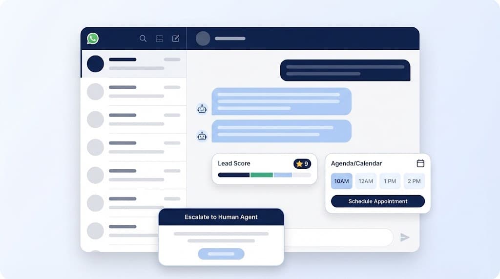 Agente de atención en WhatsApp